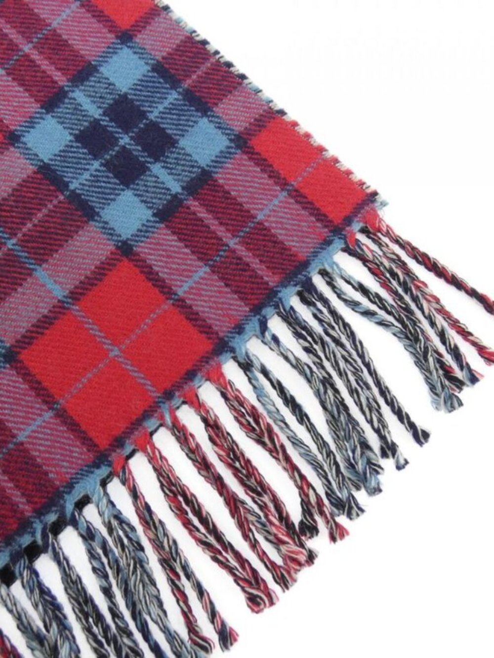 ★SOLD★ Gucci Scarf Black Blue Red White - Picture 2 of 4
